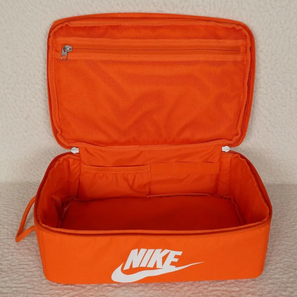 Nike Shoe Box Bag 12L Orange White Crossbody Strap Fits up to Size 11 DA7337-870